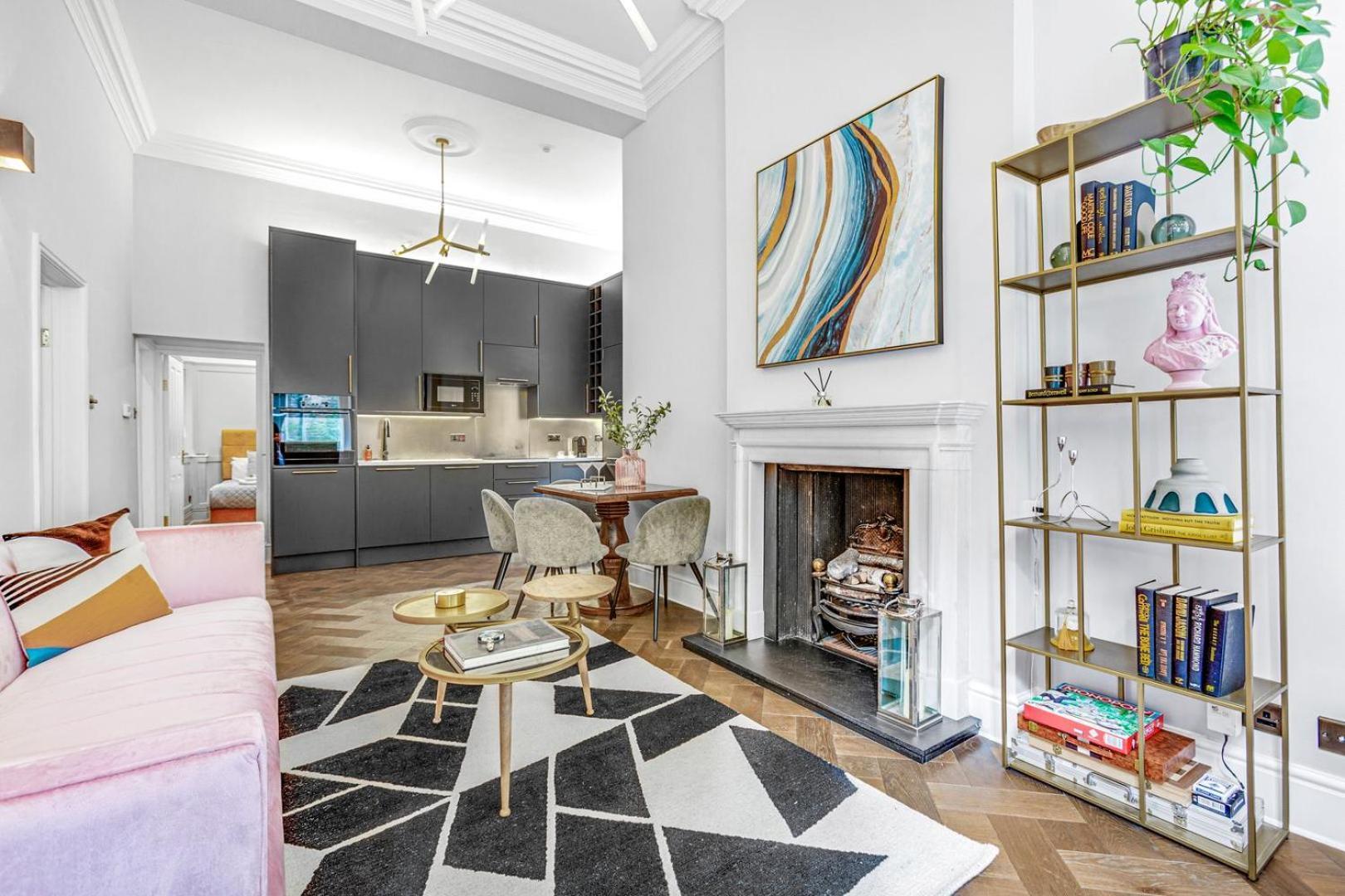 לונדון Kings Road Stylish Apartment In Chelsea מראה חיצוני תמונה